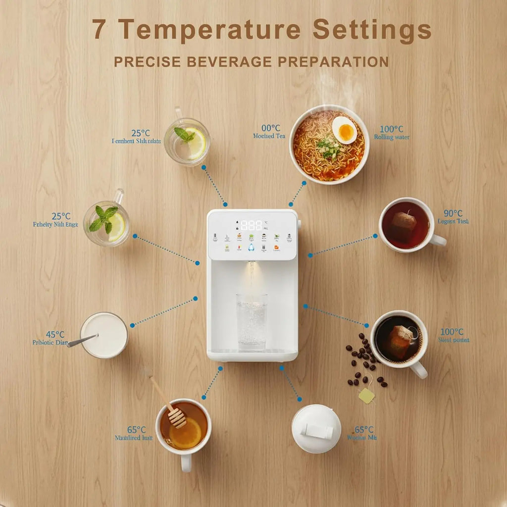 Ultimate Kitchen 3.5L Instant Boiling Hot Water Dispenser Electric Filter Jug Countertop Water Filter System 1Filter Included