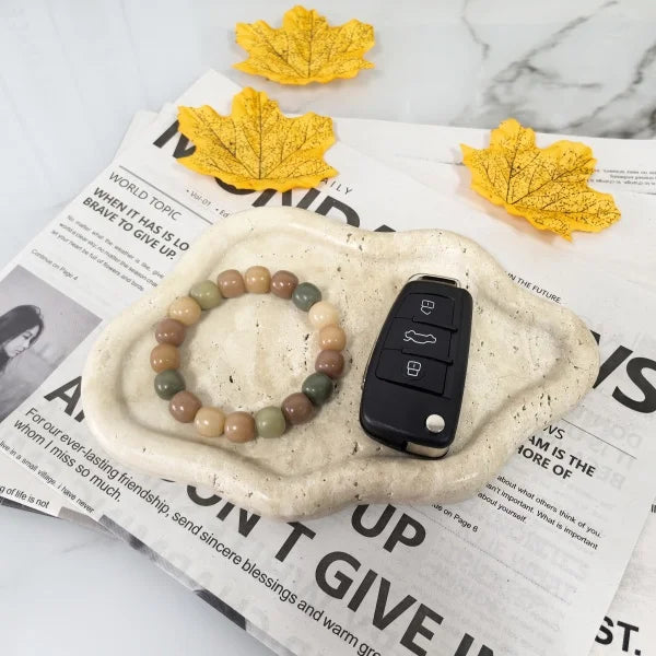 Natural Travertine Cloud Tray