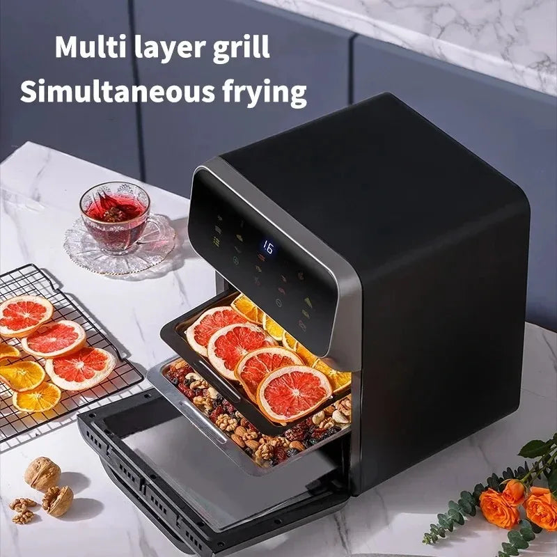 10L Digital Air Fryer Oven | Large Capacity Oil-Free Convection Cooker with 360° Rapid Air Technology