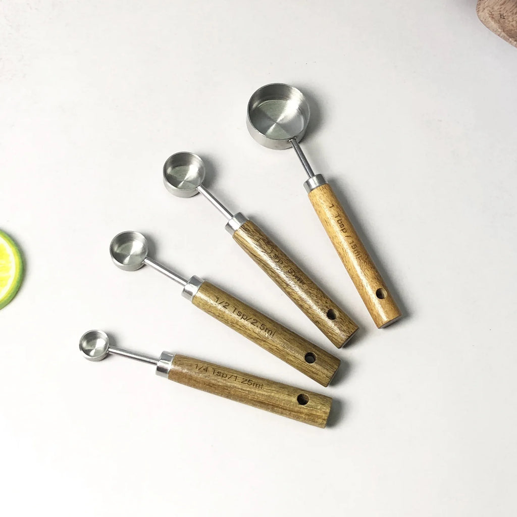 YX - Stainless Steel Heat Resistant Kitchen Measuring Cups and Spoons Set for Home Kitchen