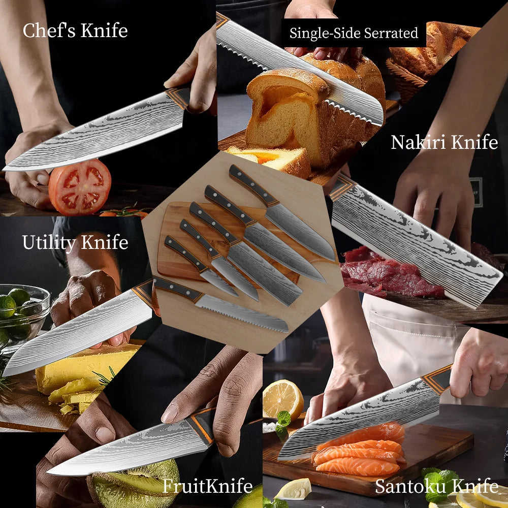 Custom Carving Knives Set