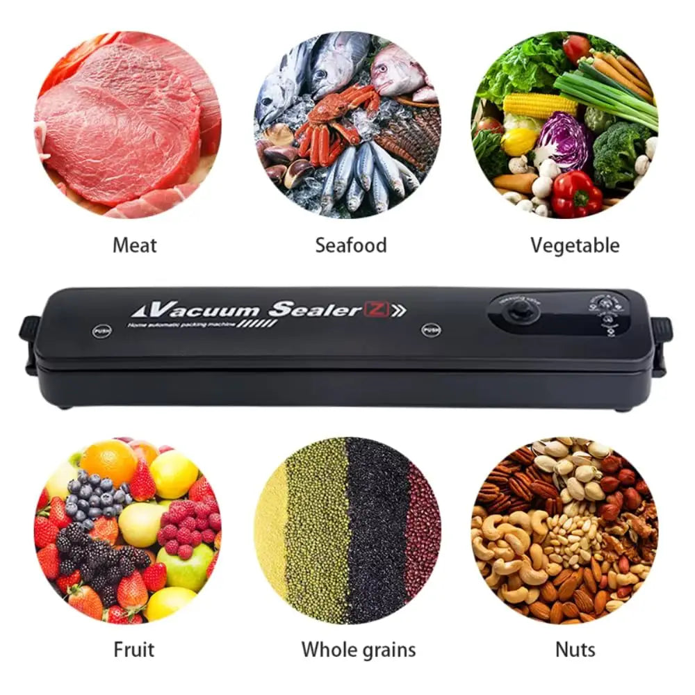 Automatic Meat Vacuum Sealer Household Portable Electric Vacuum Wrap Grain Sealer Mini Food Vacuum Sealer Machine for Kitchen