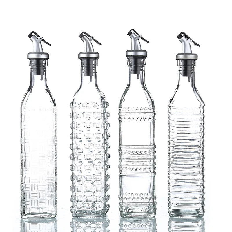 Glass Oil & Vinegar Dispenser Set