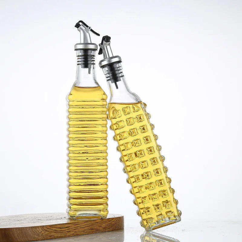 Glass Oil & Vinegar Dispenser Set