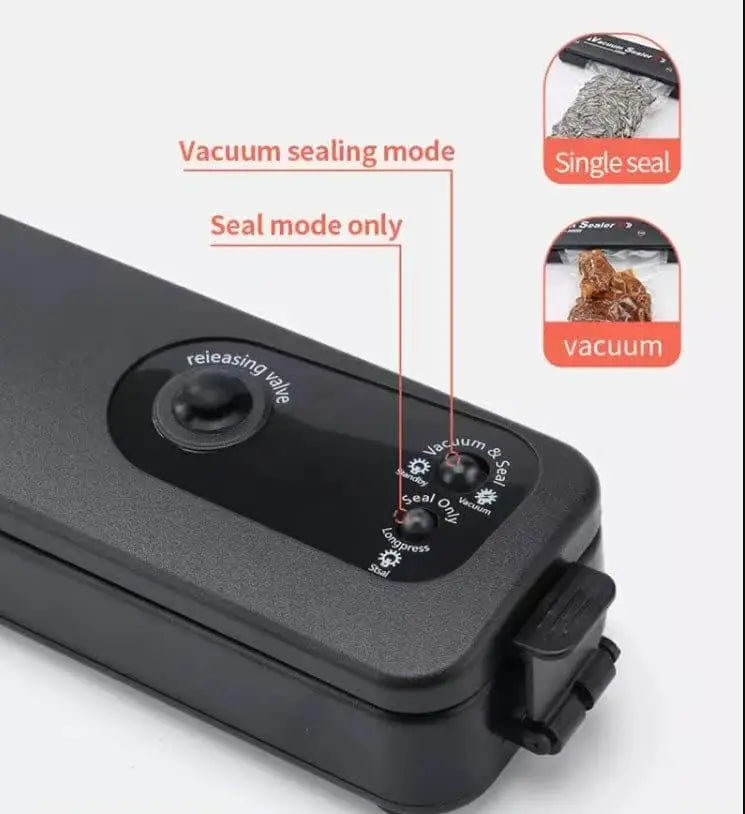Automatic Meat Vacuum Sealer Household Portable Electric Vacuum Wrap Grain Sealer Mini Food Vacuum Sealer Machine for Kitchen