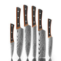Direct Factory Custom Carving Kitchen Slicer Knives SS3CR13 Pattern Blade Fruit Slinging Chef Utility Carving DIY Knife Set