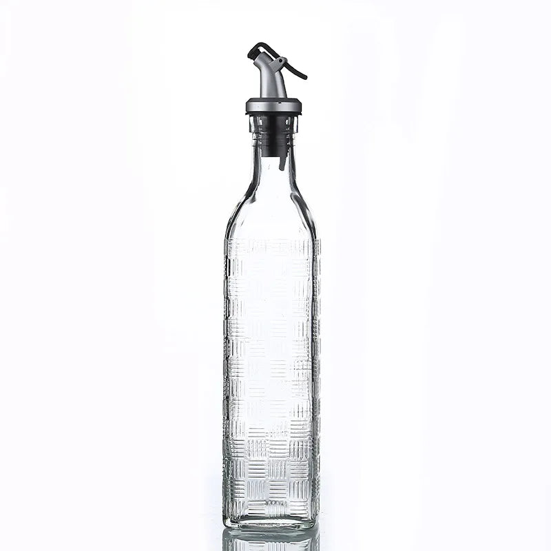Kitchen Supplies Large square Glass Oil Household Leak Proof Soy Sauce Vinegar tank Bottles