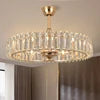 Luxury Crystal Ceiling Fan Light