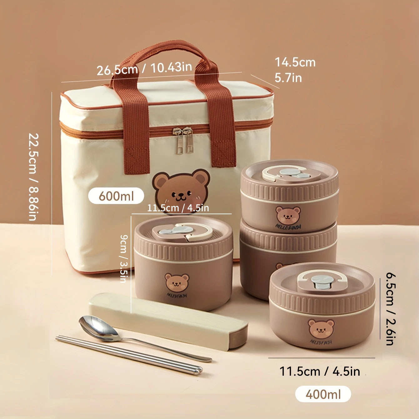 Premium 304 Stainless Steel Insulated Bento Lunch Box | Leakproof Microwave-Safe Food Container