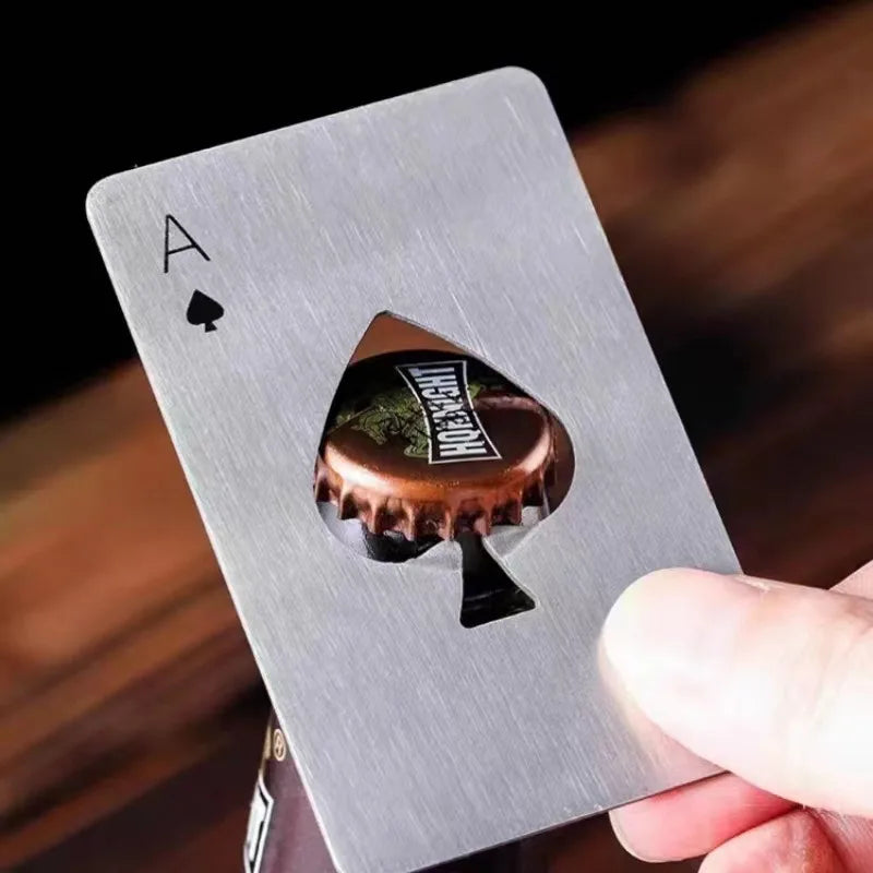 Poker Card Bottle Opener