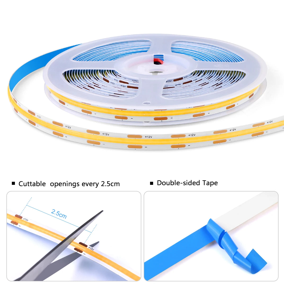 Dimmable LED Cabinet Light | COB Under Cabinet Light with Touch & Motion Sensor