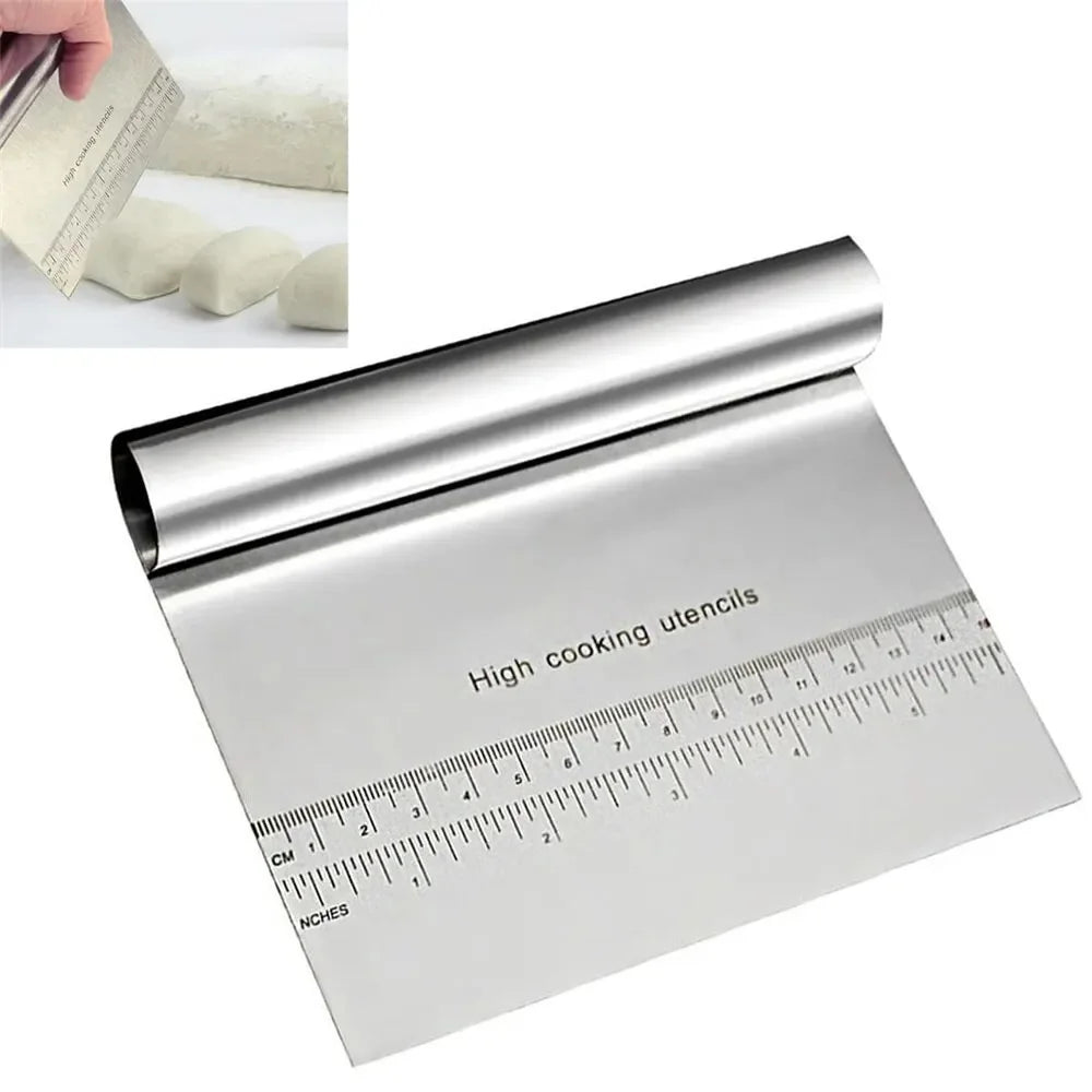 Premium 304 Stainless Steel Cutting Board | Non-Slip Food-Grade Chopping Board for Meat, Vegetables & Dough