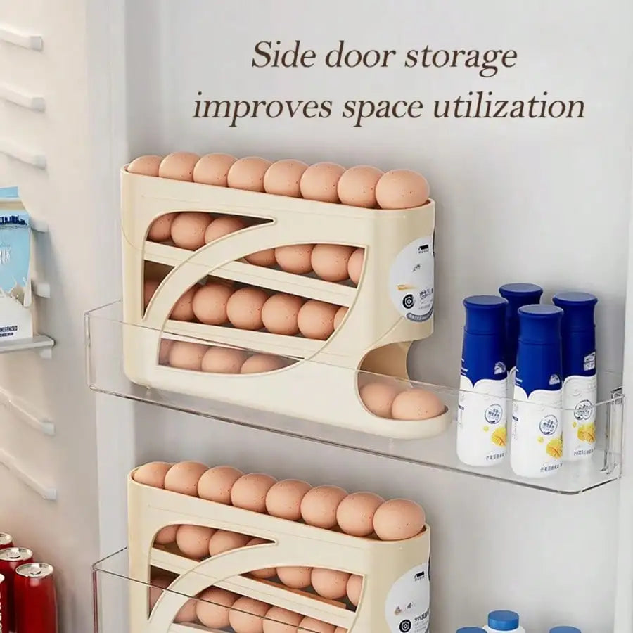 4-Tier Sliding Egg Dispense