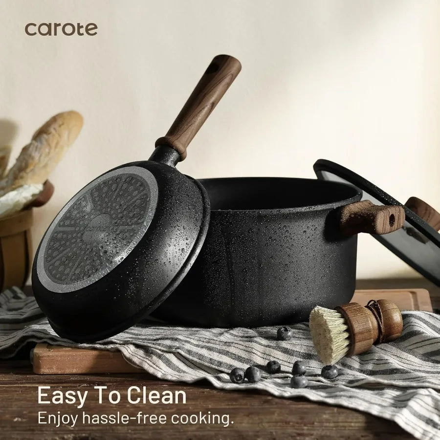Nonstick Induction Cookware Set 16pcs