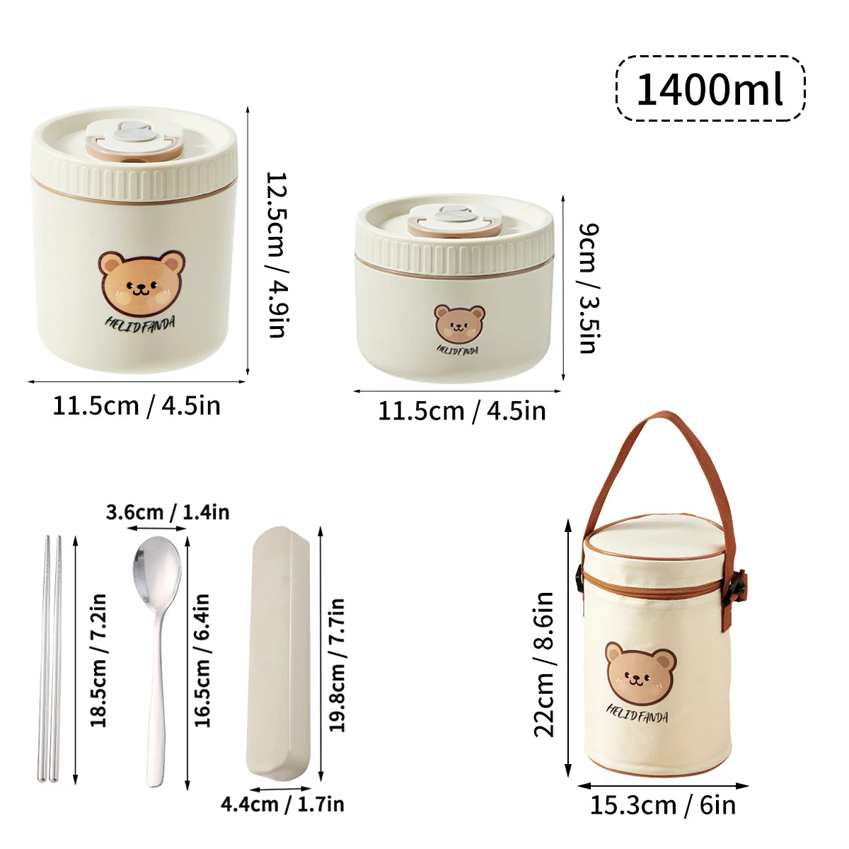Premium 304 Stainless Steel Insulated Bento Lunch Box | Leakproof Microwave-Safe Food Container