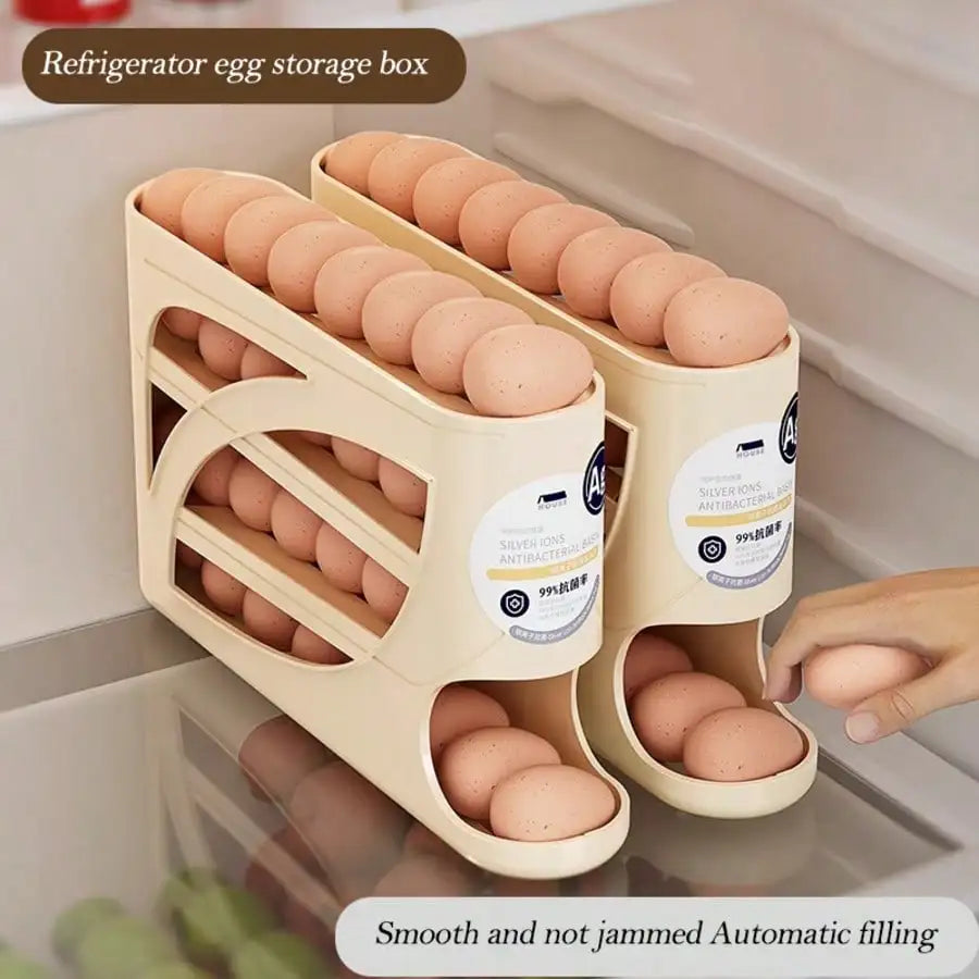 4-Tier Sliding Egg Dispense
