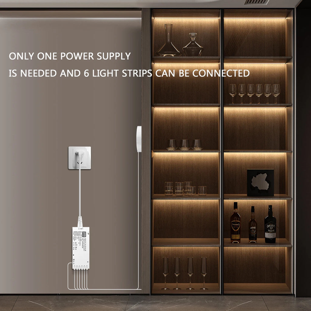 Dimmable LED Cabinet Light | COB Under Cabinet Light with Touch & Motion Sensor