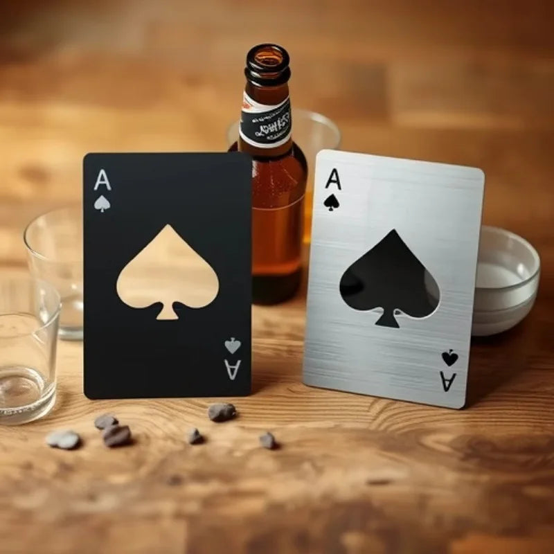 Poker Card Bottle Opener
