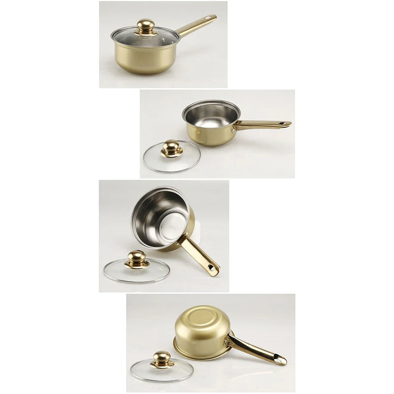 12-Piece Anti-Rust Stainless Steel Cookware Set