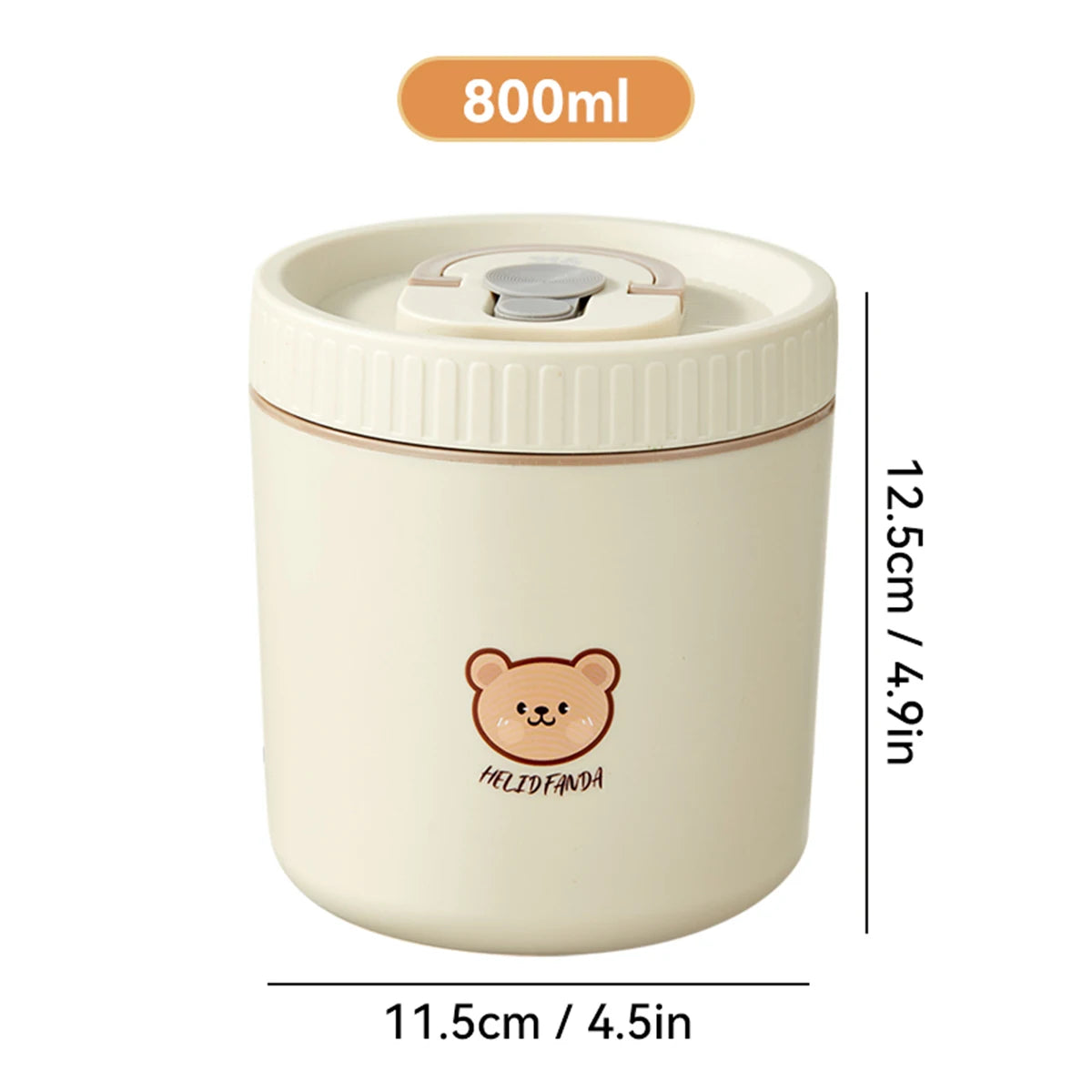 Premium 304 Stainless Steel Insulated Bento Lunch Box | Leakproof Microwave-Safe Food Container