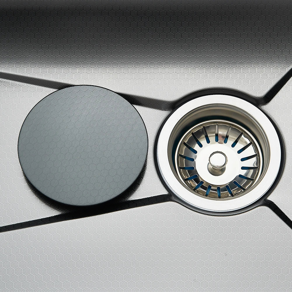 Smart Waterfall Kitchen Sink Workstation | Digital Display Stainless Steel Sink with Cup Washer & Soap Dispenser